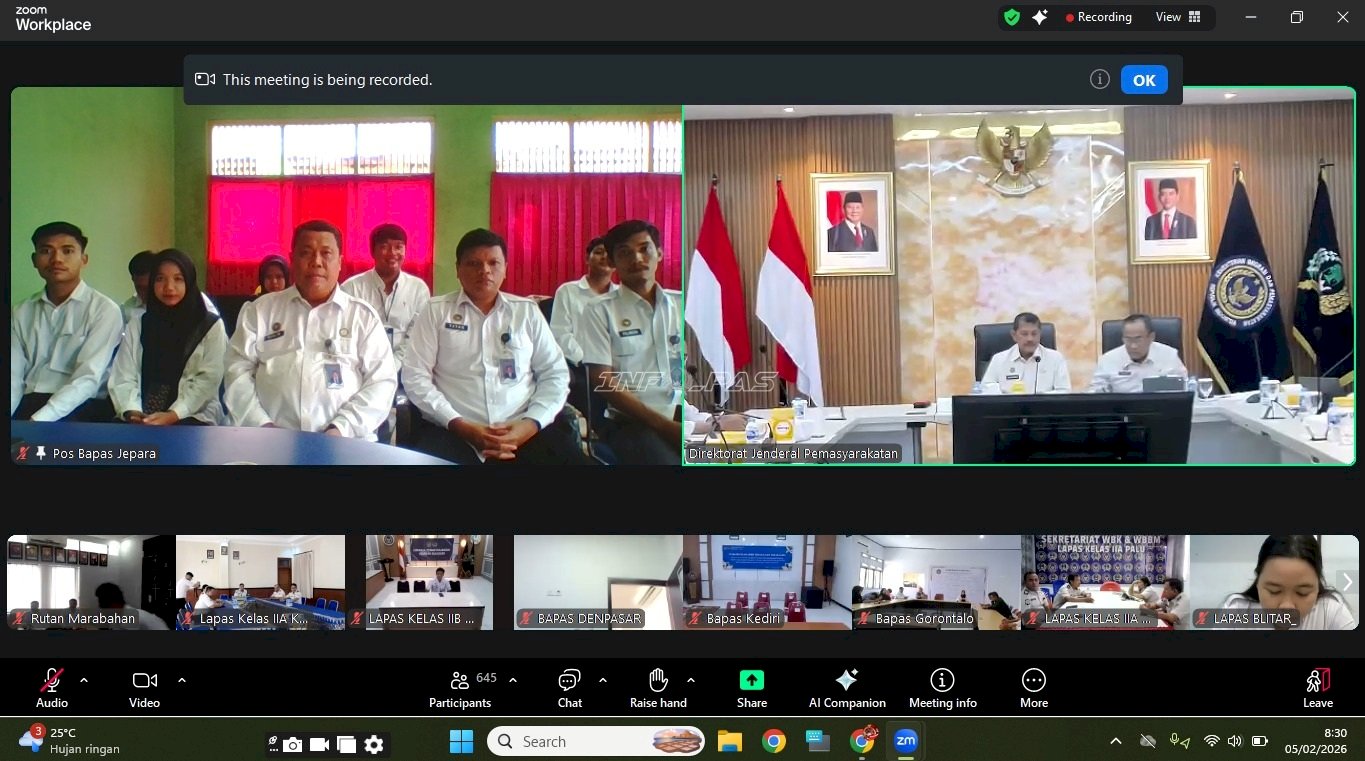 Lewat Pos Bapas Jepara, Bapas Pati Perkuat Pengusulan Hak Integrasi