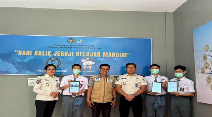 Dukung Pendidikan Anak Binaan, LPKA Palu Apresiasi Bantuan WiFi dari Pemkot Palu dan Diskominfo 