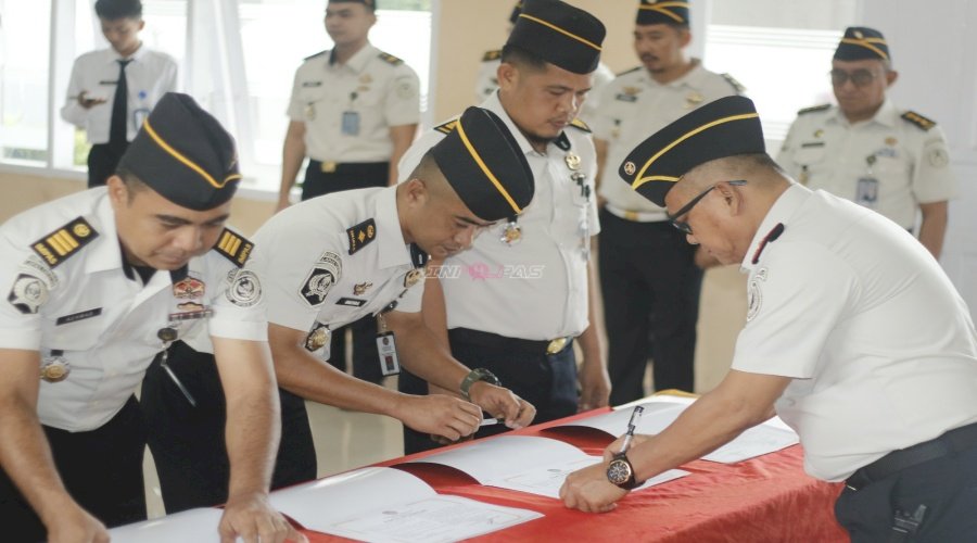 Lapas Takalar Gelar Penandatanganan Pakta Integritas dan Komitmen Bersama