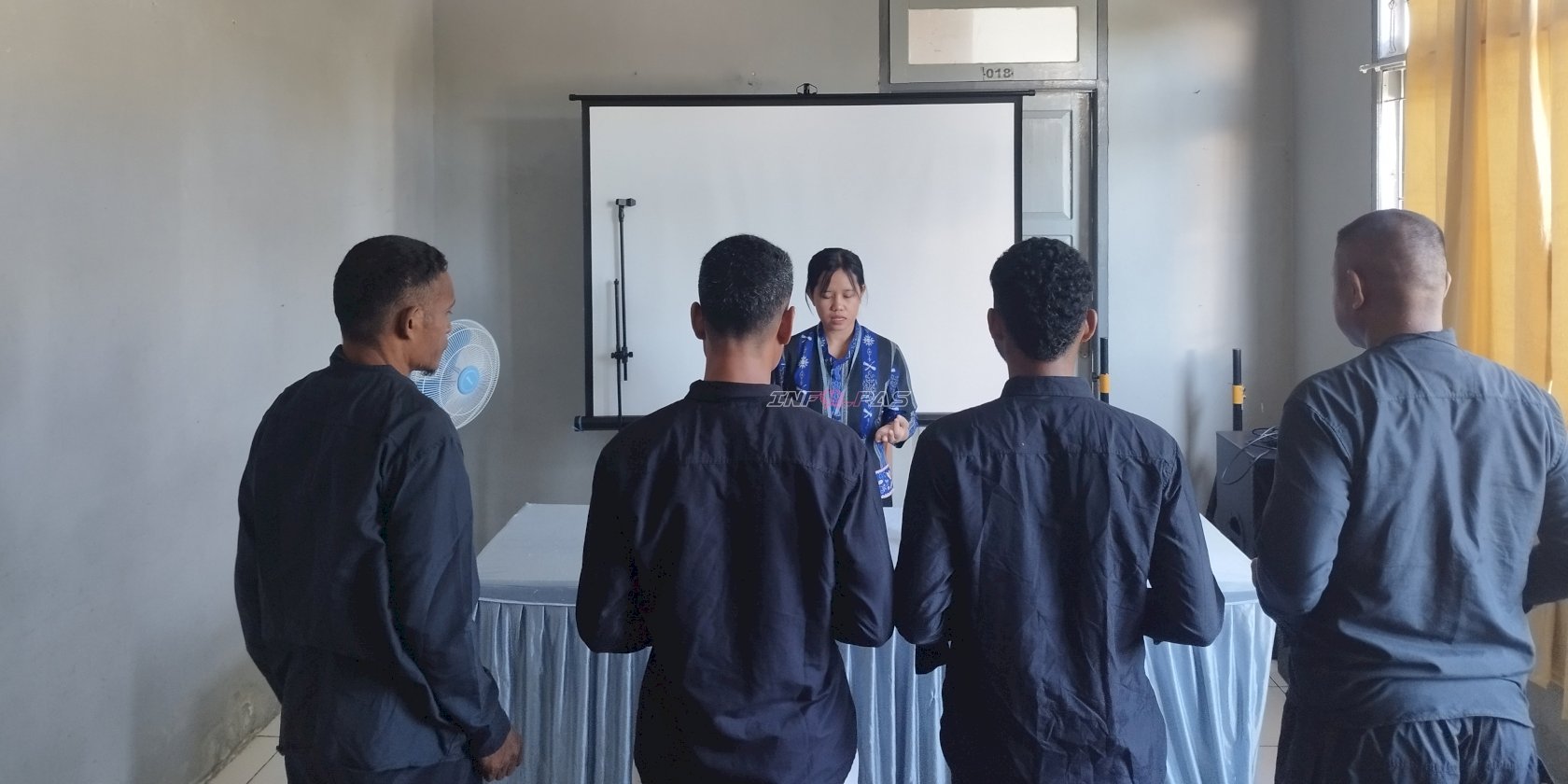 Warga Binaan Lapas Namlea Dapat Bimbingan Rohani dari Penyuluh Kemenag Kab. Buru