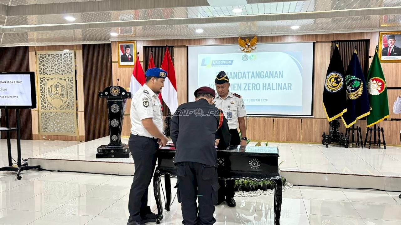 Ikrar Zero Halinar 2026, Lapas Cipinang Satukan Sikap Lawan Penyimpangan