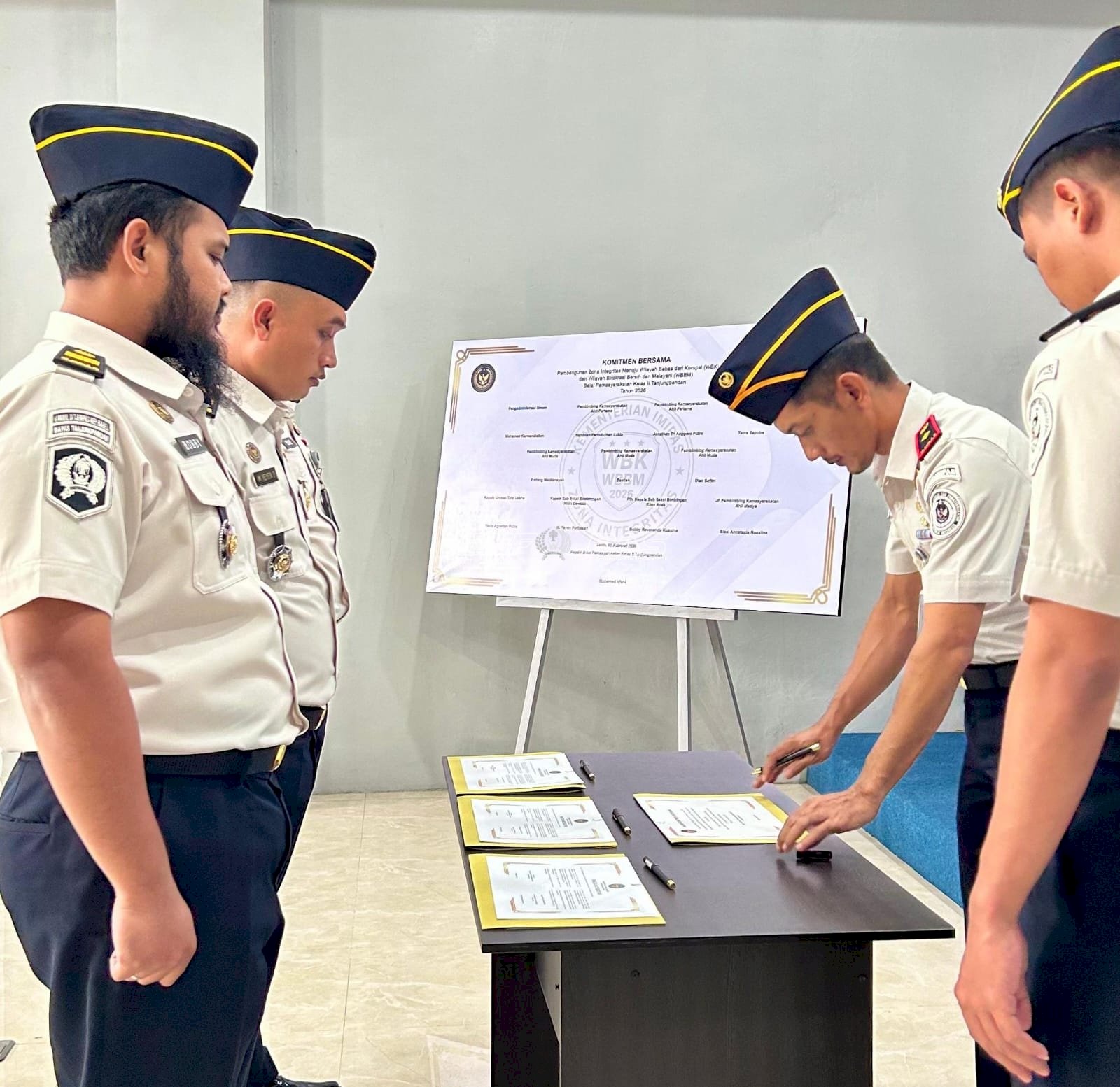 Bangun ZI Menuju WBBM 2026, Kabapas Tanjungpandan Tekankan Integritas dan Disiplin Kerja