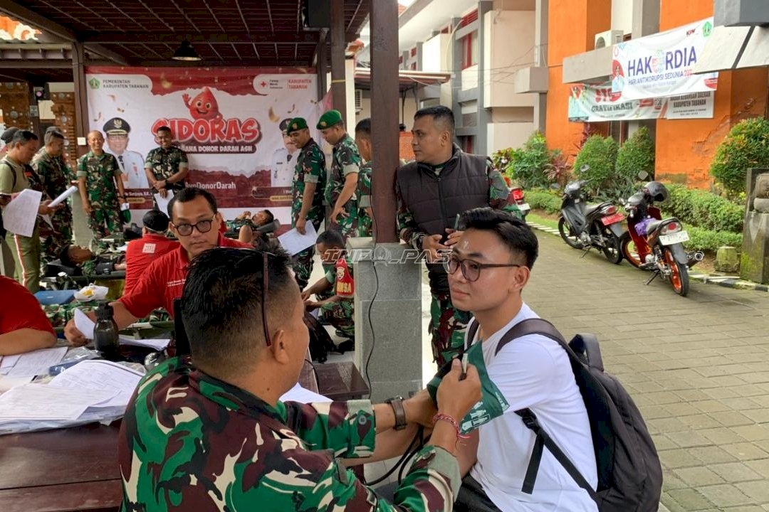 Berbagi untuk Sesama, Lapas Tabanan Berpartisipasi dalam Donor Darah Pemkab Tabanan