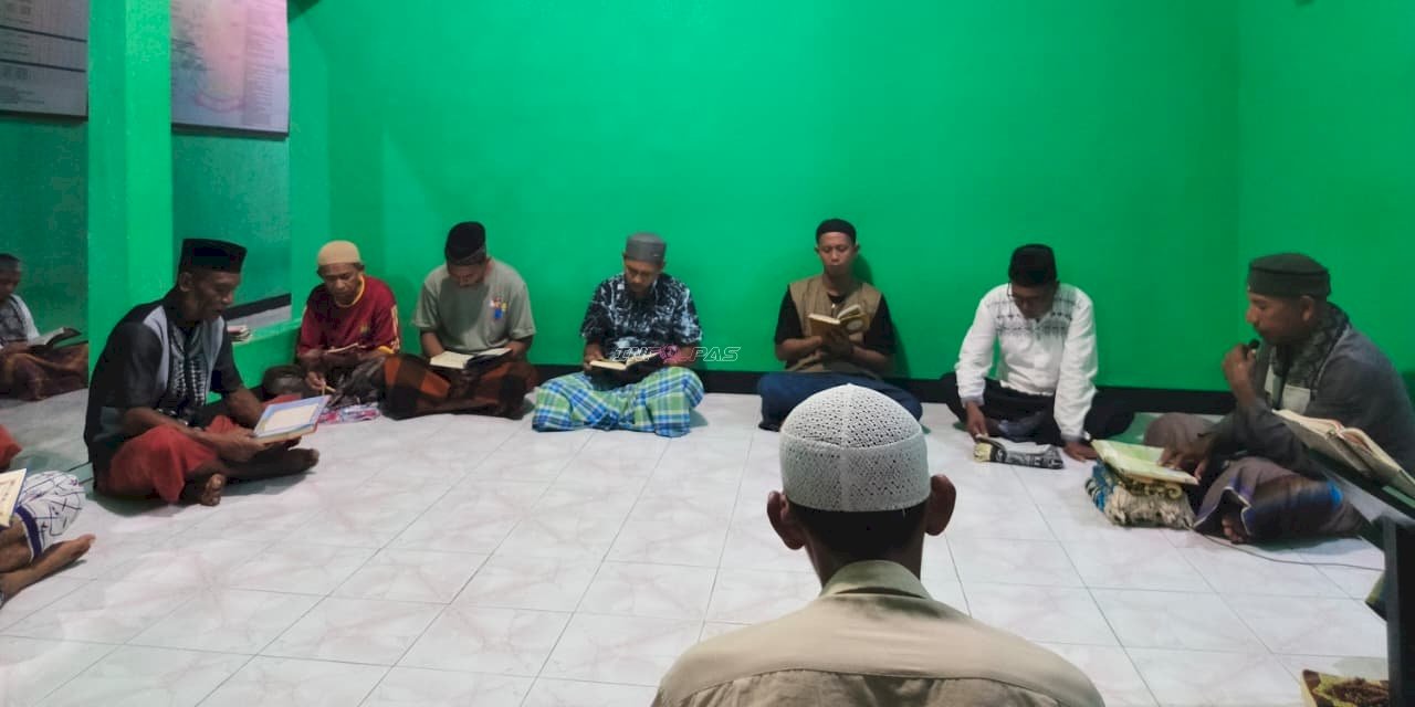 Di Balik Jeruji, Warga Binaan Lapas Wahai Isi Malam Jumat dengan Yasinan