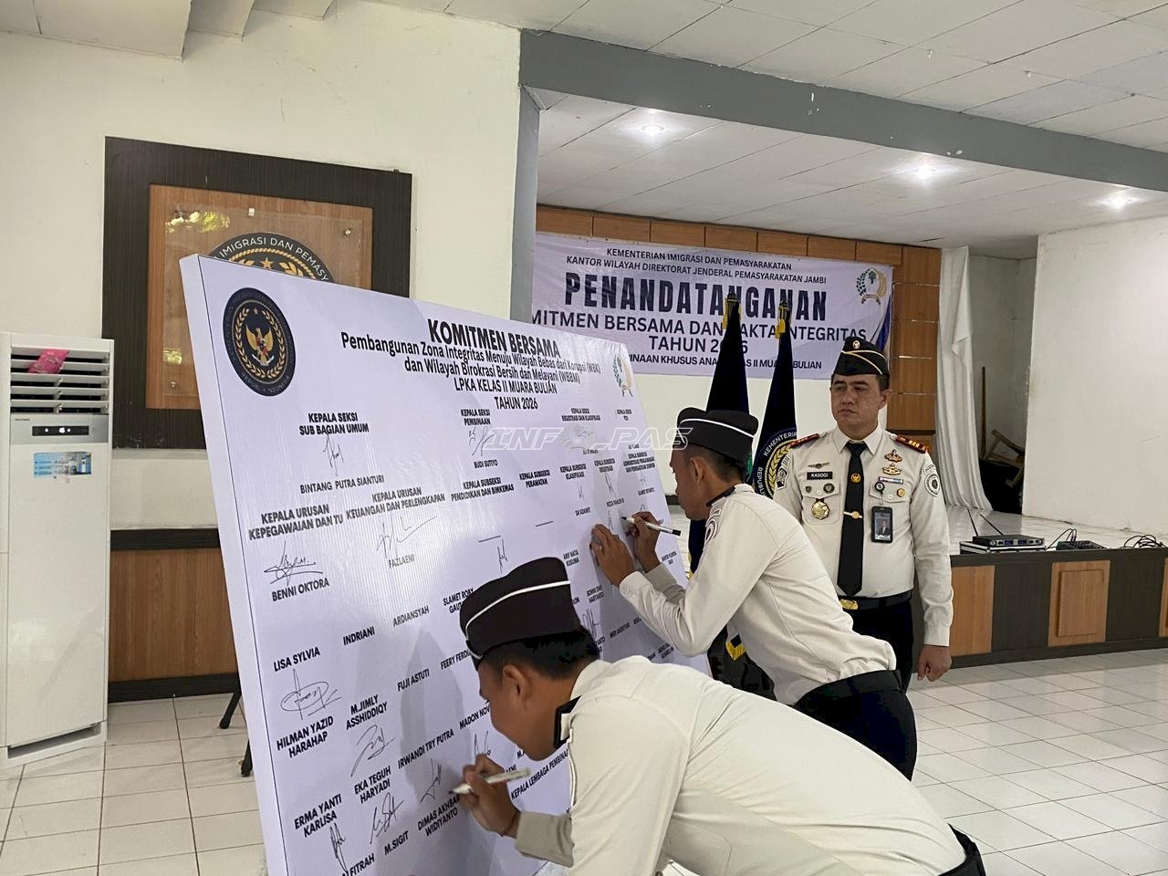 Komitmen Moral Aparatur, LPKA Muara Bulian Canangkan Zona Integritas 2026