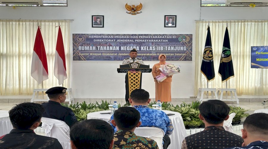 Penuh dengan Suasana Kekeluargaan, Rutan Tanjung Gelar Pisah Sambut Kepala Ka. KPR 