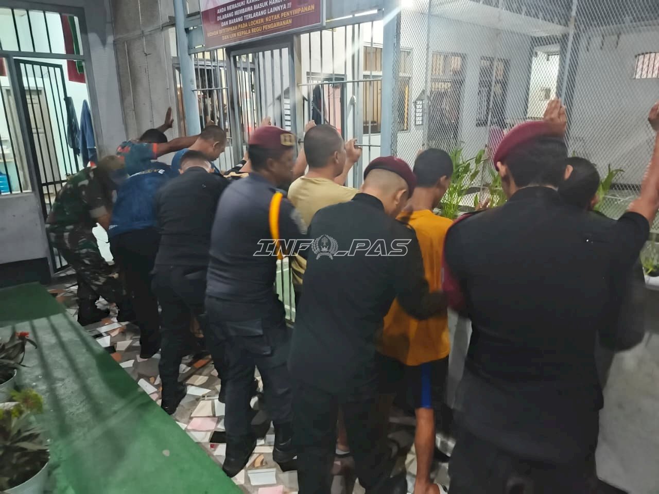 Sinergi Tanpa Batas, Lapas Wahai Gandeng Koramil Gelar Sidak Blok Hunian Jelang Ramadan 2026