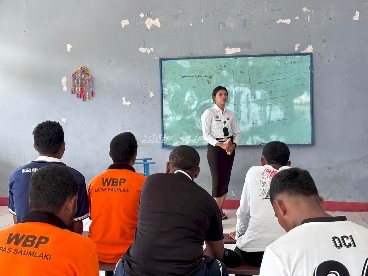 Jamin Pendidikan, PKBM Lapas Saumlaki Fasilitasi Paket C untuk Warga Binaan