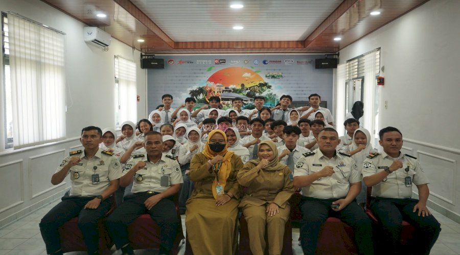 Perkuat Pemahaman Reintegrasi Sosial, Lapas Tanjungpandan Sambut Kunjungan Edukatif Siswa SMAN 2 Tanjungpandan