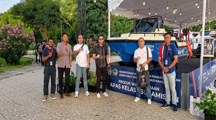 Speadboat Karya Warga Binaan Lapas Sukamiskin Dipamerkan di Ajang International Boat Gathering 2026