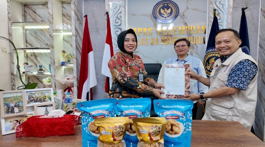 Produk UMKM Warga Binaan Lapas Perempuan Martapura Resmi Kantongi Sertifikat Halal