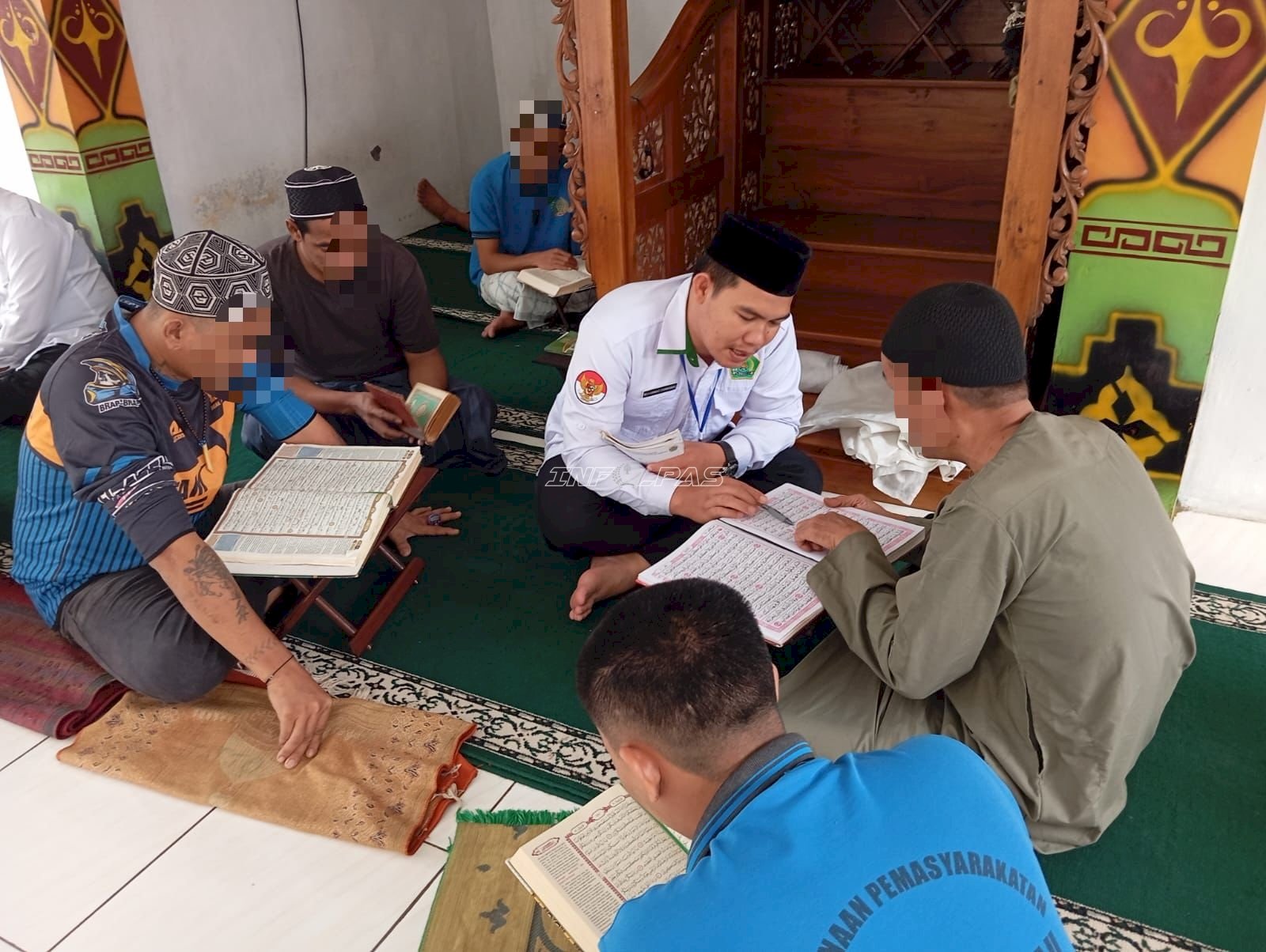 Belajar Memaknai Ayat, Warga Binaan Rutan Rantau Ikuti Pembinaan Baca Al-Qur’an