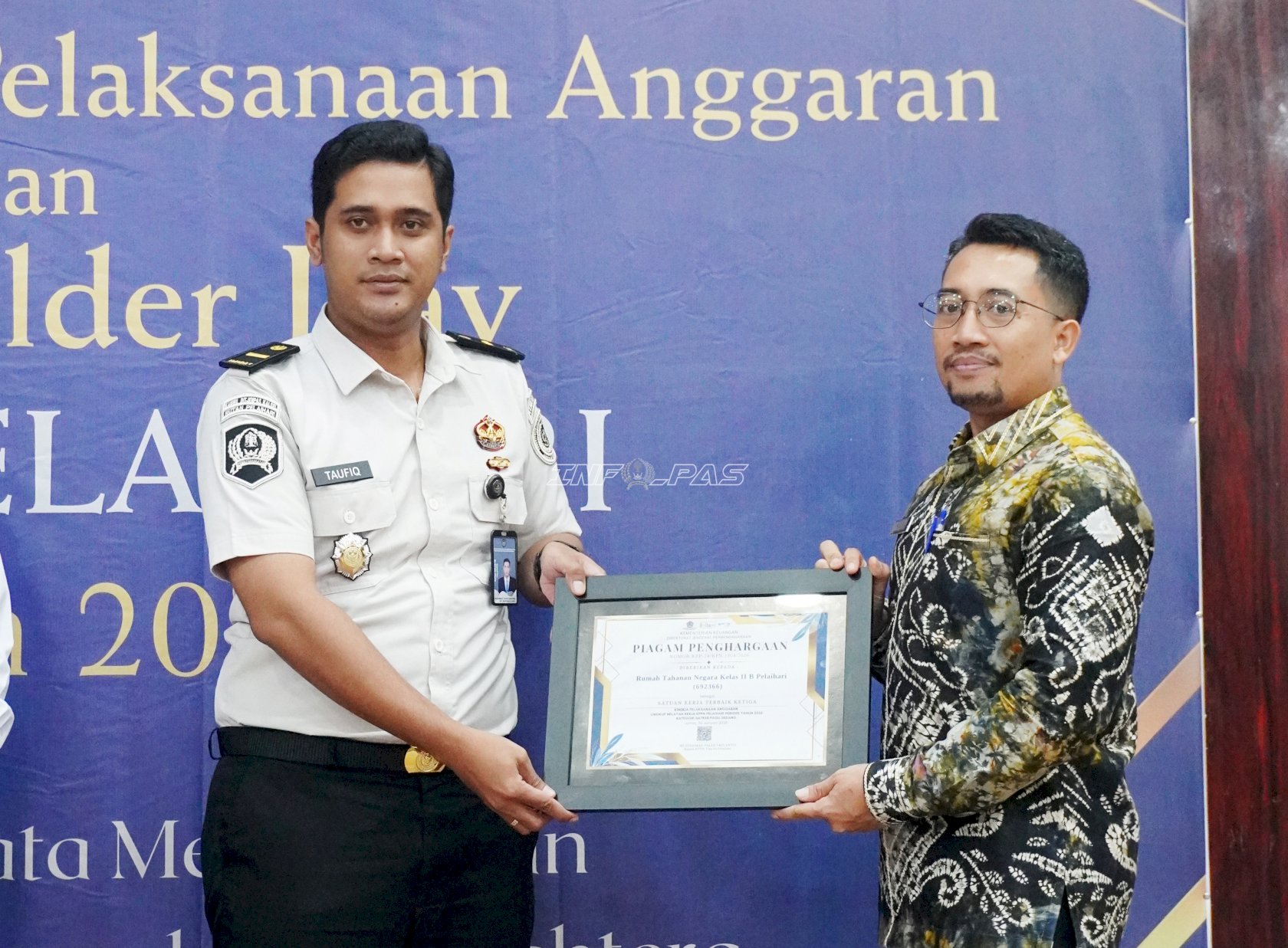 Kelola Anggaran Akuntabel, Rutan Pelaihari Sabet Peringkat 3 IKPA 2025