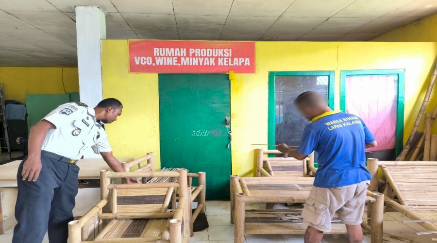 Pembinaan di Balik Jeruji, Lapas Kalabahi Bekali Warga Binaan dengan Keahlian Pertukangan Kayu