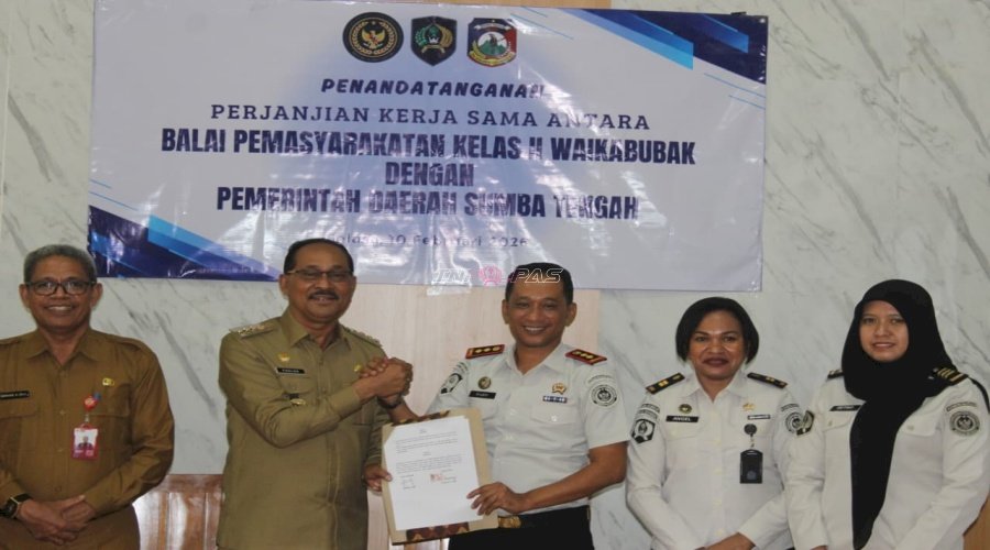 Bapas Waikabubak dan Pemkab Sumba Tengah Sepakati PKS terkait Pidana Kerja Sosial