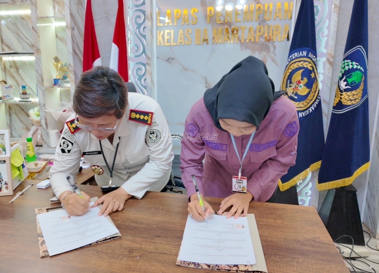 Tingkatkan Kualitas Pendidikan Warga Binaan, Lapas Perempuan Martapura Gandeng PKBM Insan Sekumpul 