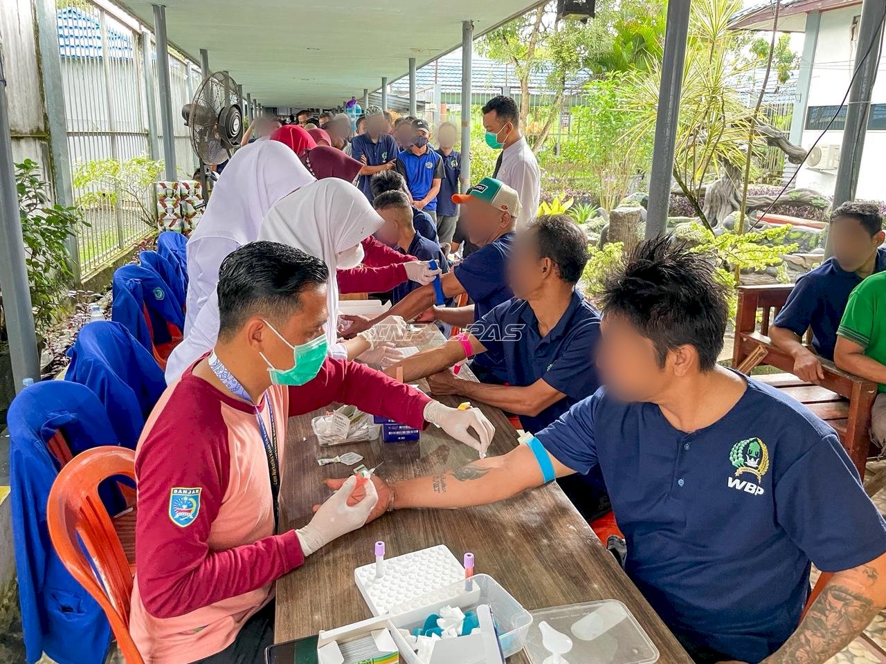 200 Warga Binaan Lapas Narkotika Karang Intan Jalani VCT HIV, IMS, dan Hepatitis C