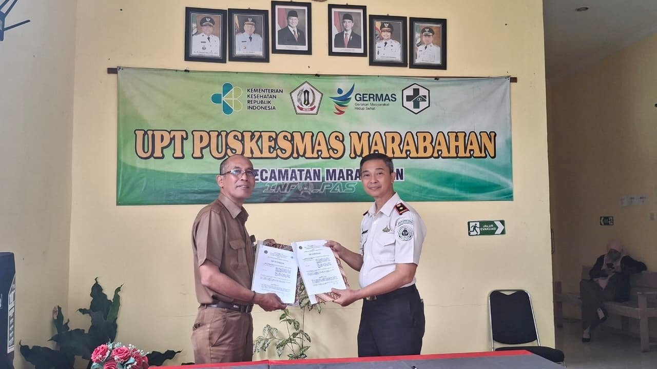Teken PKS, Rutan Marabahan dan Puskesmas Marabahan Sinergi Penuhi Hak Kesehatan Warga Binaan
