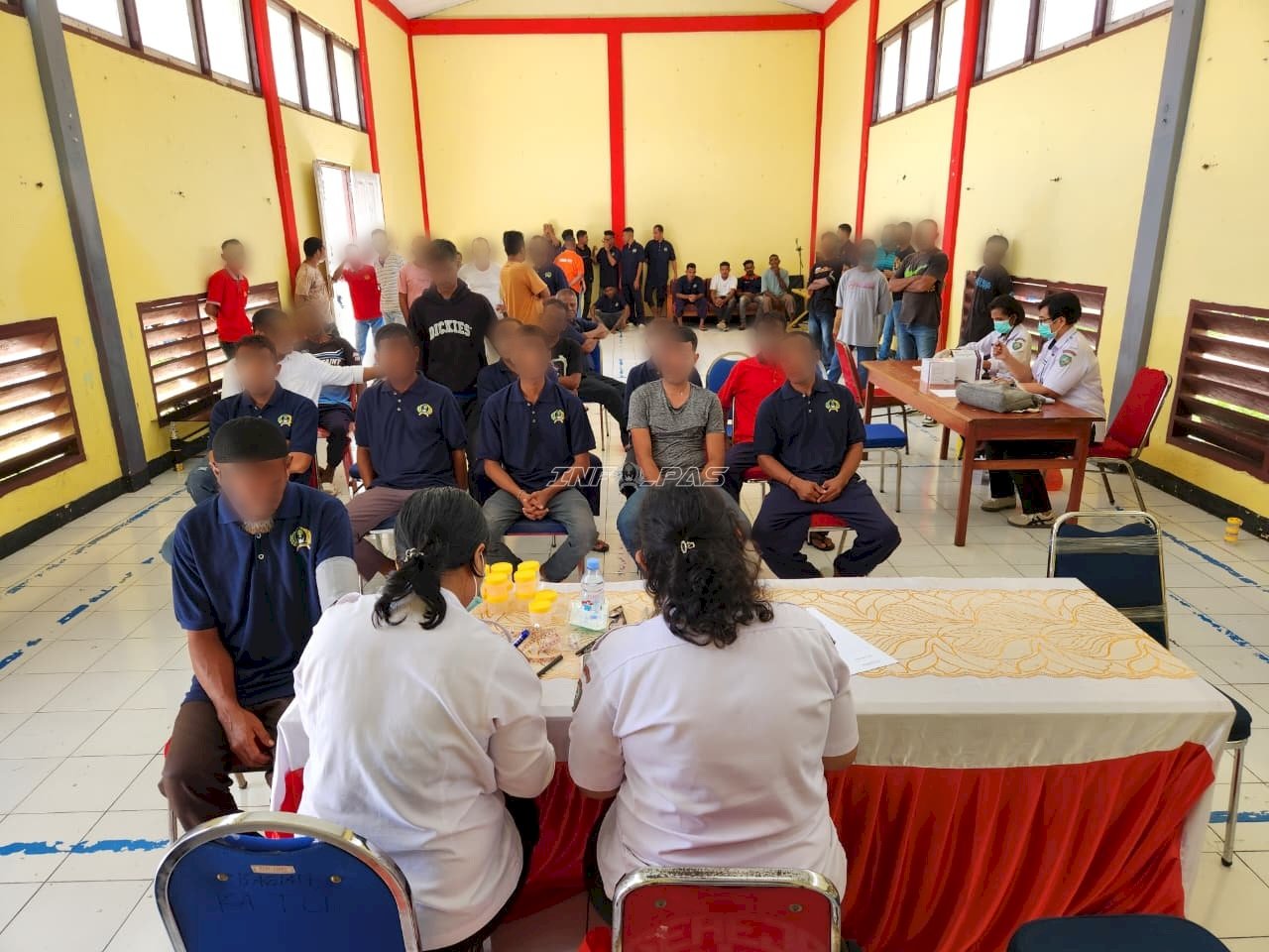 Cegah Penyakit Menular, Lapas Tual Gelar Skrining Kesehatan Massal Warga Binaan