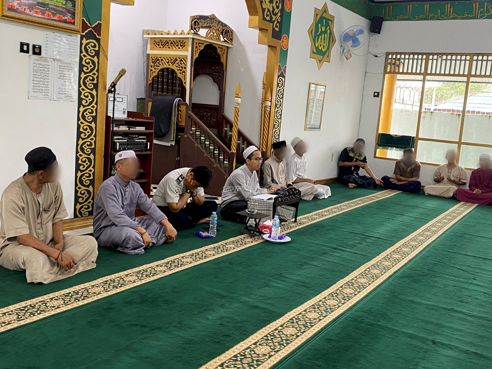 Zikir Jama'i hingga Salat Zuhur Berjamaah, Lapas Tanjung Perkuat Pembinaan Rohani