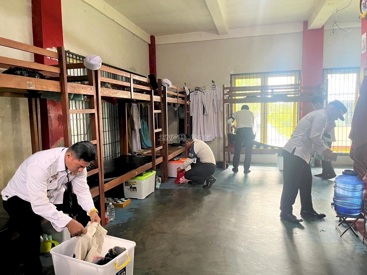 Deteksi Dini Gangguan Kamtib, LPKA Martapura Razia Kamar Hunian