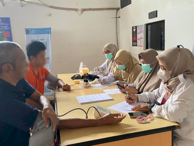 Lapas Banjarmasin Laksanakan Skrining Kesehatan Massal bagi Warga Binaan dan Petugas