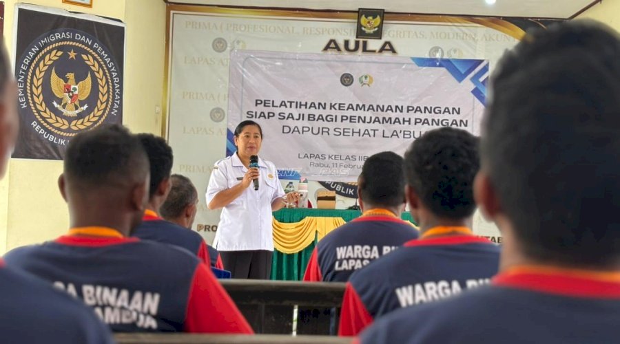 Lapas Atambua Gandeng Dinkes Belu Gelar Pelatihan Pengolahan Pangan Higienis bagi Warga Binaan
