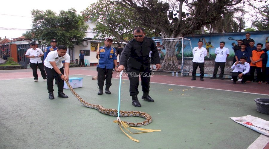 Lapas Kelas I Madiun Bersinergi dengan Damkar Kota Madiun Gelar Pelatihan Penanggulangan Bencana Non-Alam