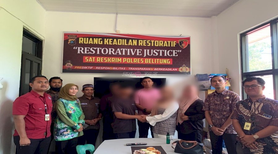 Sinergi Bapas Tanjungpandan dan APH Wujudkan Diversi ABH Berakhir Damai di Belitung