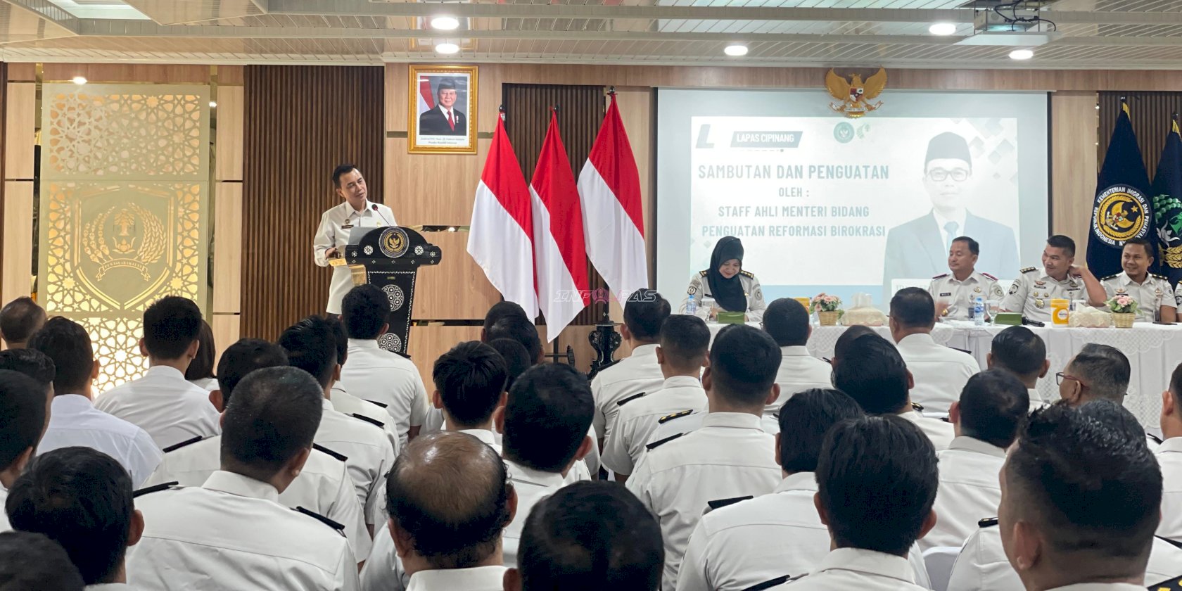 Perkuat Fondasi WBK 2026, Lapas Cipinang Dapat Penguatan ZI oleh Staf Ahli Reformasi Birokrasi 