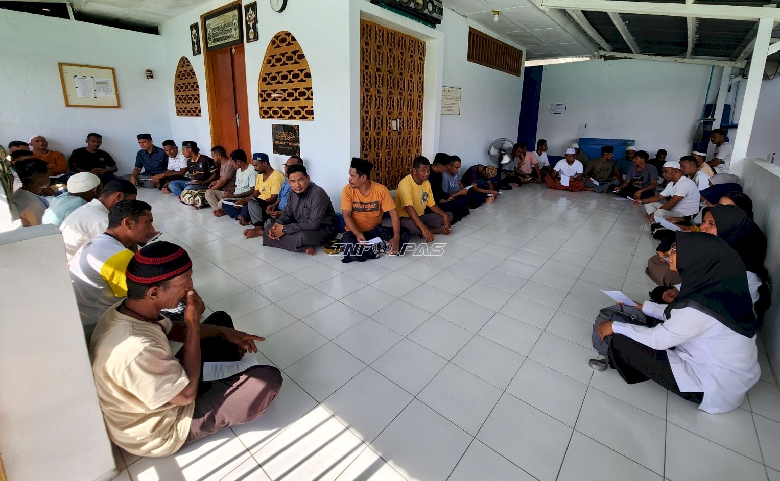 Jelang Ramadan, Warga Binaan Lapas Tual Dalami Tajwid Bersama KUA Kei Kecil