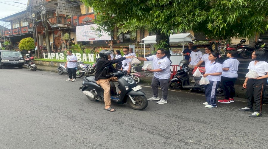 Wujud Kepedulian Sosial, Lapas Tabanan Laksanakan Baksos untuk Masyarakat
