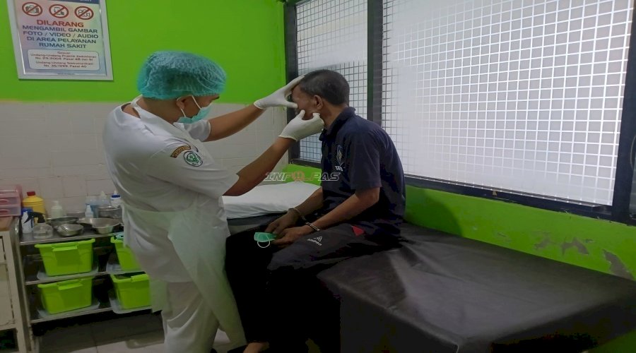 Optimalisasi Layanan Kesehatan, Lapas Kotabaru Rujuk Warga Binaan ke RSUD