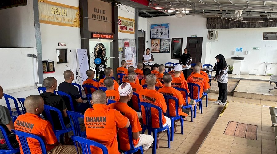 Sebanyak 24 Tahanan Baru Lapas Banjarmasin Jalani Asesmen Psikologi