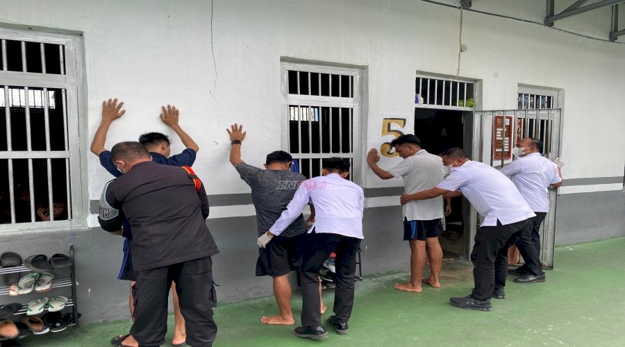Jelang Ramadan, Lapas Banjarbaru Gelar Razia Perkuat Kamtib