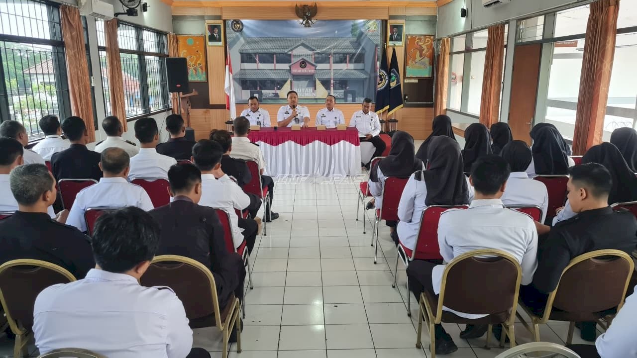 Bangun Lingkungan Kerja Produktif, Rutan Kebumen Pertegas Komitmen Pelayanan