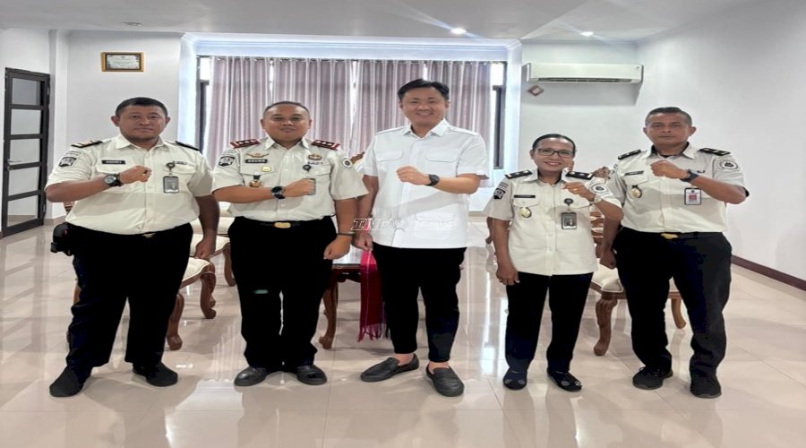 Pererat Koordinasi, Kalapas Saumlaki Audiensi dengan Bupati Kepulauan Tanimbar