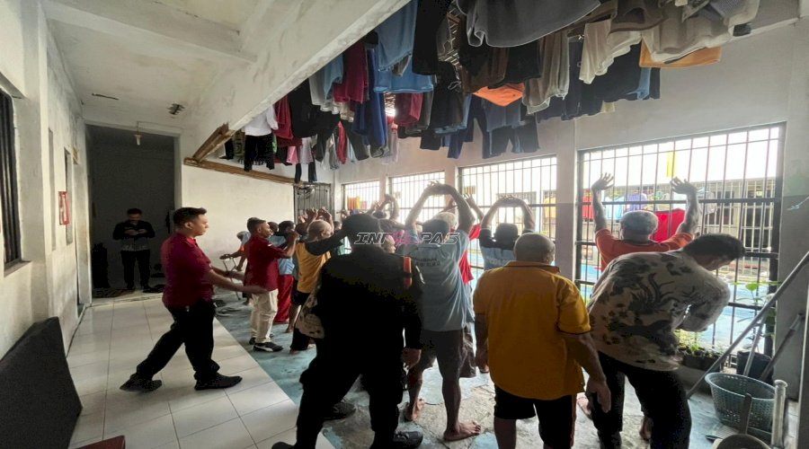 Lapas Piru Laksanakan Penggeledahan Awal Ramadan, Deteksi Dini Gangguan Kamtib