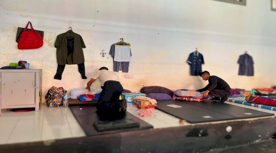 Wujudkan Ramadan Kondusif, Lapas Bandanaira Gelar Razia dan Tes Urine