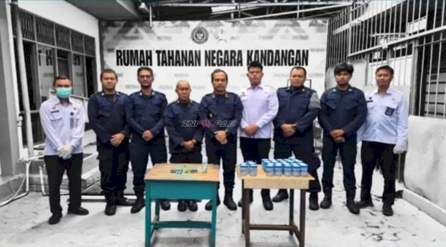 Hari Pertama Ramadan, Rutan Kandangan Intensifkan Razia Kamar dan Tes Urine Warga Binaan