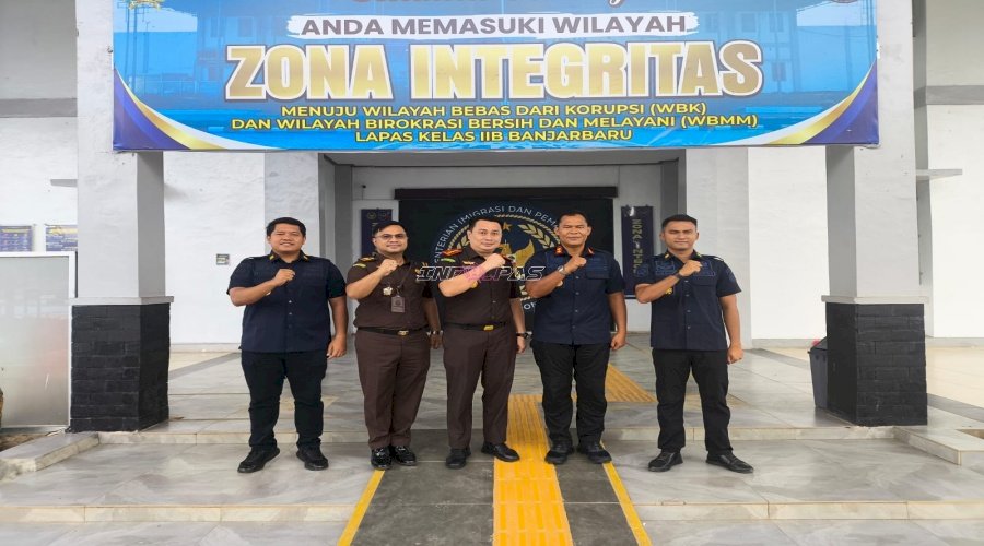 Lapas Banjarbaru dan Kejari Kabupaten Banjar Perkuat Sinergi Penegakan Hukum