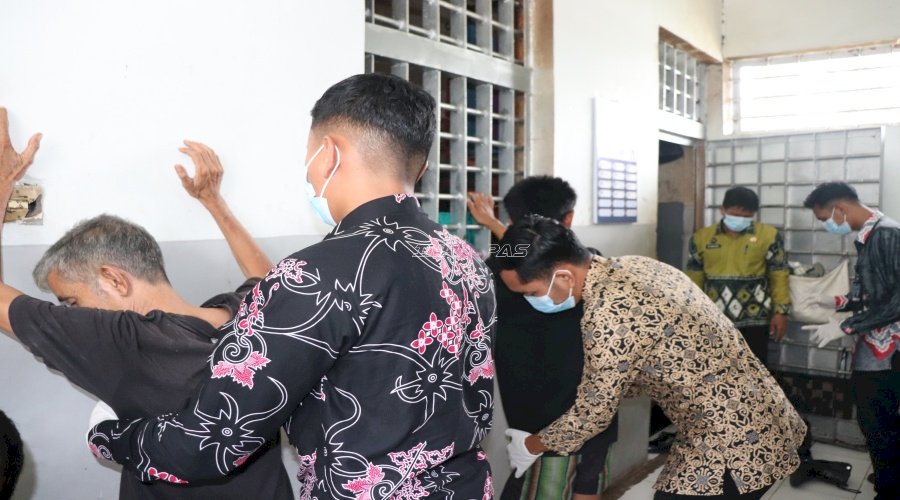 Lapas Tanjung Perketat Razia Kamar Hunian di Awal Ramadan