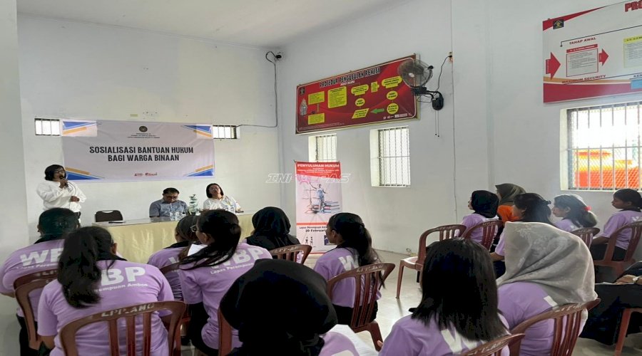 Lapas Perempuan Ambon Gandeng HUMAMUM Gelar Sosialisasi UU Bantuan Hukum