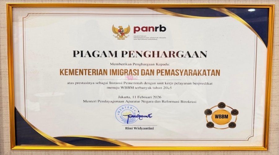 Kemenimipas Raih Penghargaan SAKIP dan Zona Integritas Award Tahun 2025