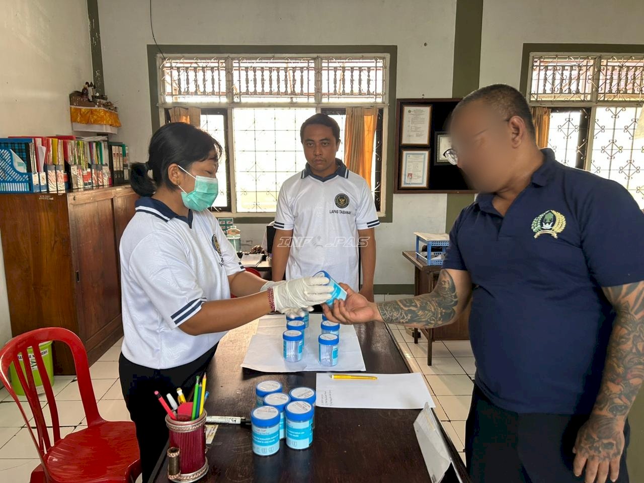 Ramadan Tetap Waspada, Lapas Tabanan Perkuat Pengawasan lewat Tes Urine