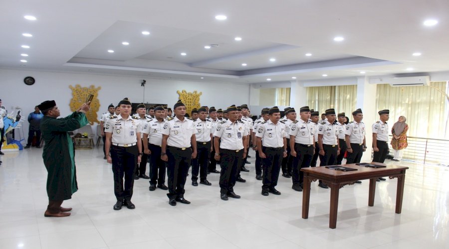 Lantik 39 Pejabat Manajerial, Kakanwil Ditjenpas Aceh: Tak Ada Ruang Bagi Penyimpangan!