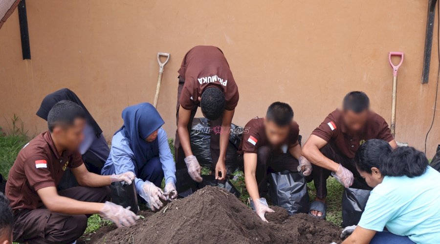 LPKA Ambon Kembangkan Kemandirian Pangan bersama Lembaga ADAB