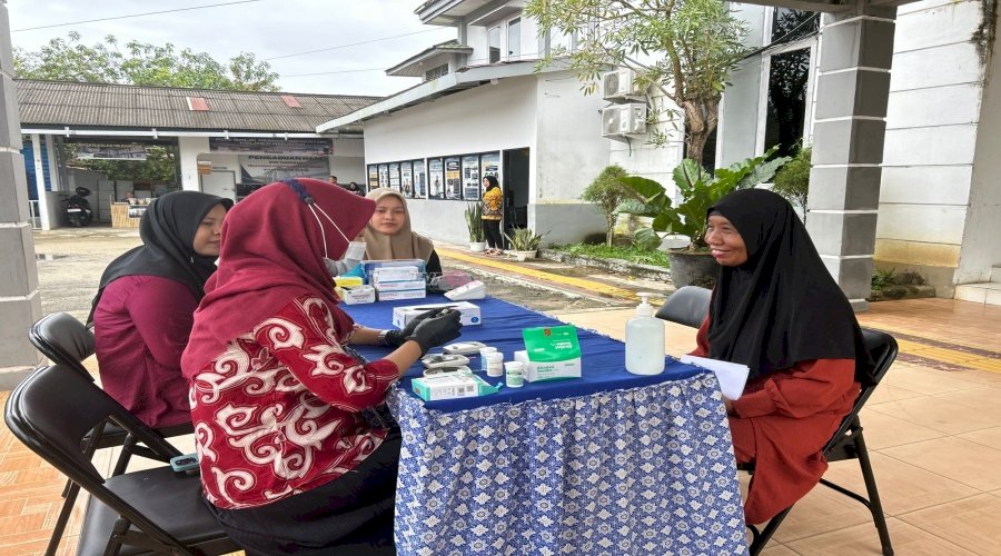 Rutan Rantau Gelar Pelayanan Kesehatan Gratis untuk Keluarga Warga Binaan dan Masyarakat Sekitar