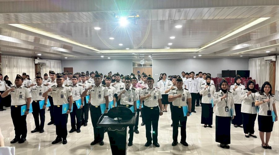 Berbasis Merit dan Integritas, Puluhan Petugas Lapas Kelas I Cipinang Terima Kenaikan Pangkat