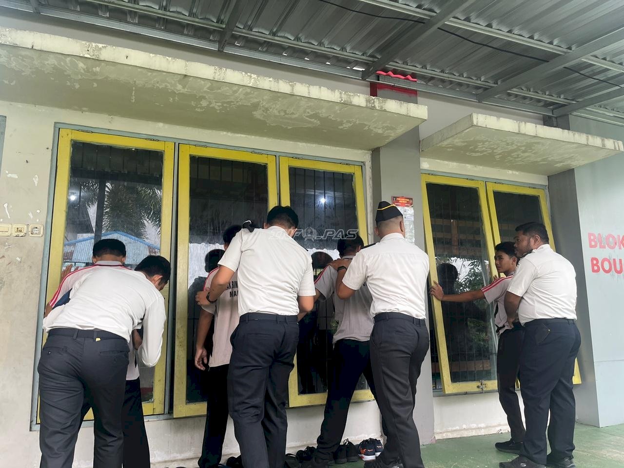 Pastikan Lingkungan Bersih Halinar, LPKA Martapura Razia Blok Bougenvile